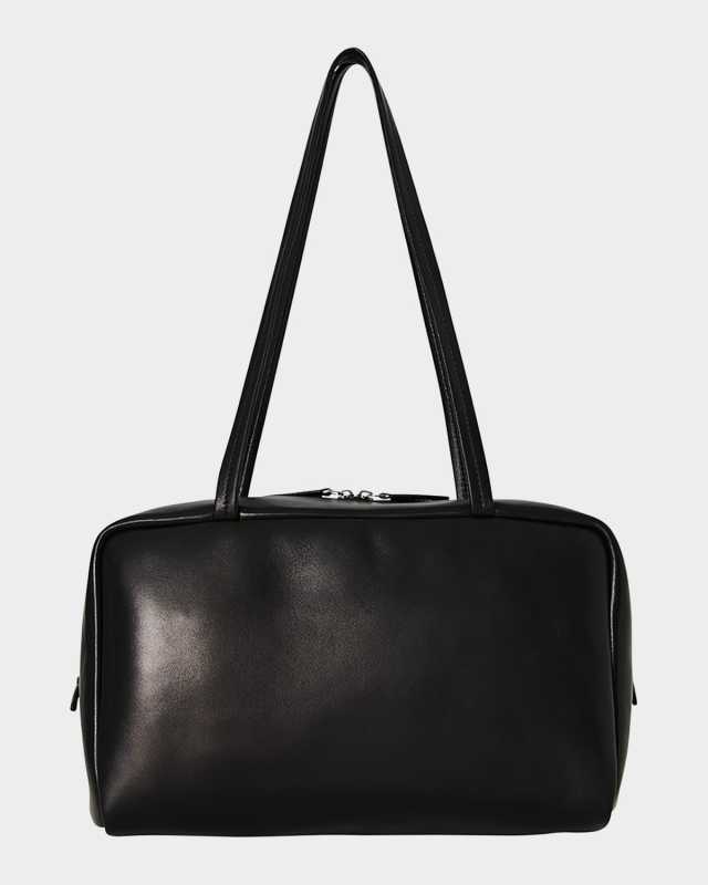 Astra Bowling Shoulder Bag in Nappa Leather